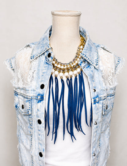 Origami - Edge and Elegance Lace Vest