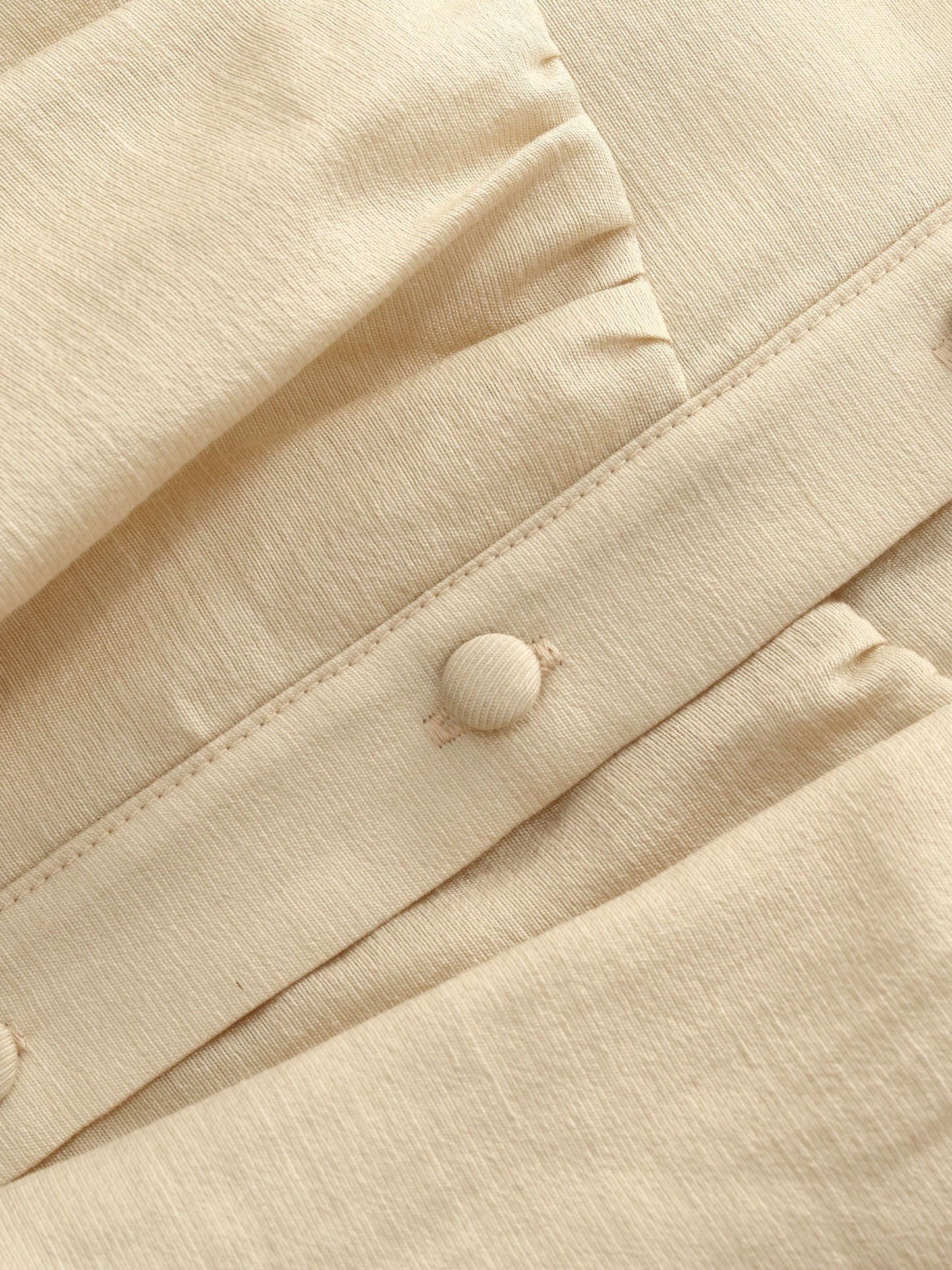 Tencel Acetate Linen Blend Cold Shoulder Women Maxi Dress