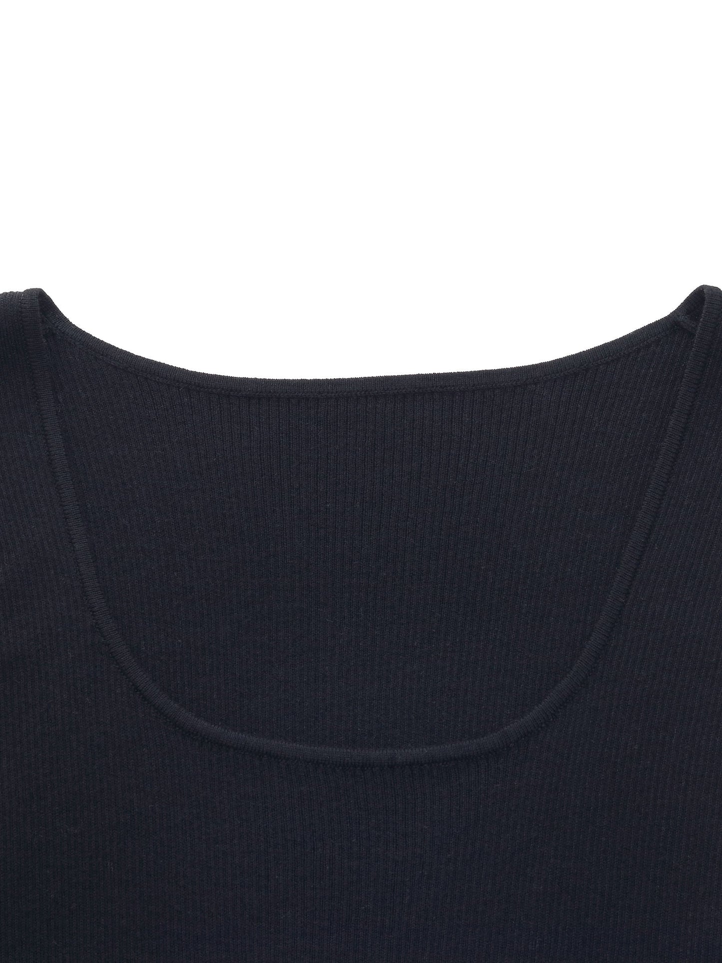 Square Neck Women Knit Tank Top