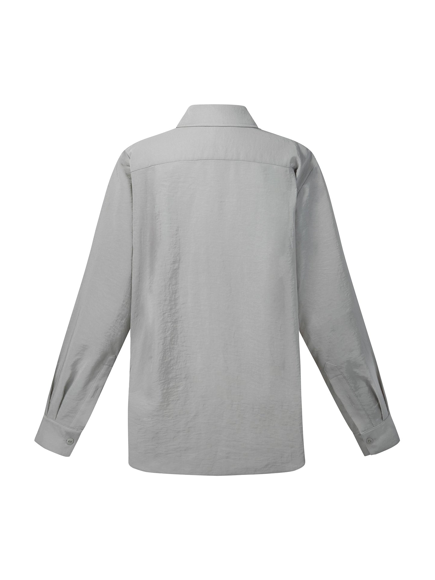 [Preview] Triacetate Blend Women Oversized Shirt