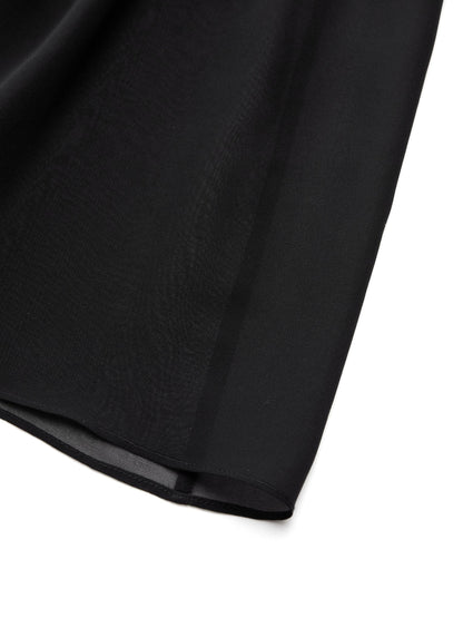 19MM Gambiered Canton Gauze Kapok Jacquard Women Sleeveless Maxi Dress