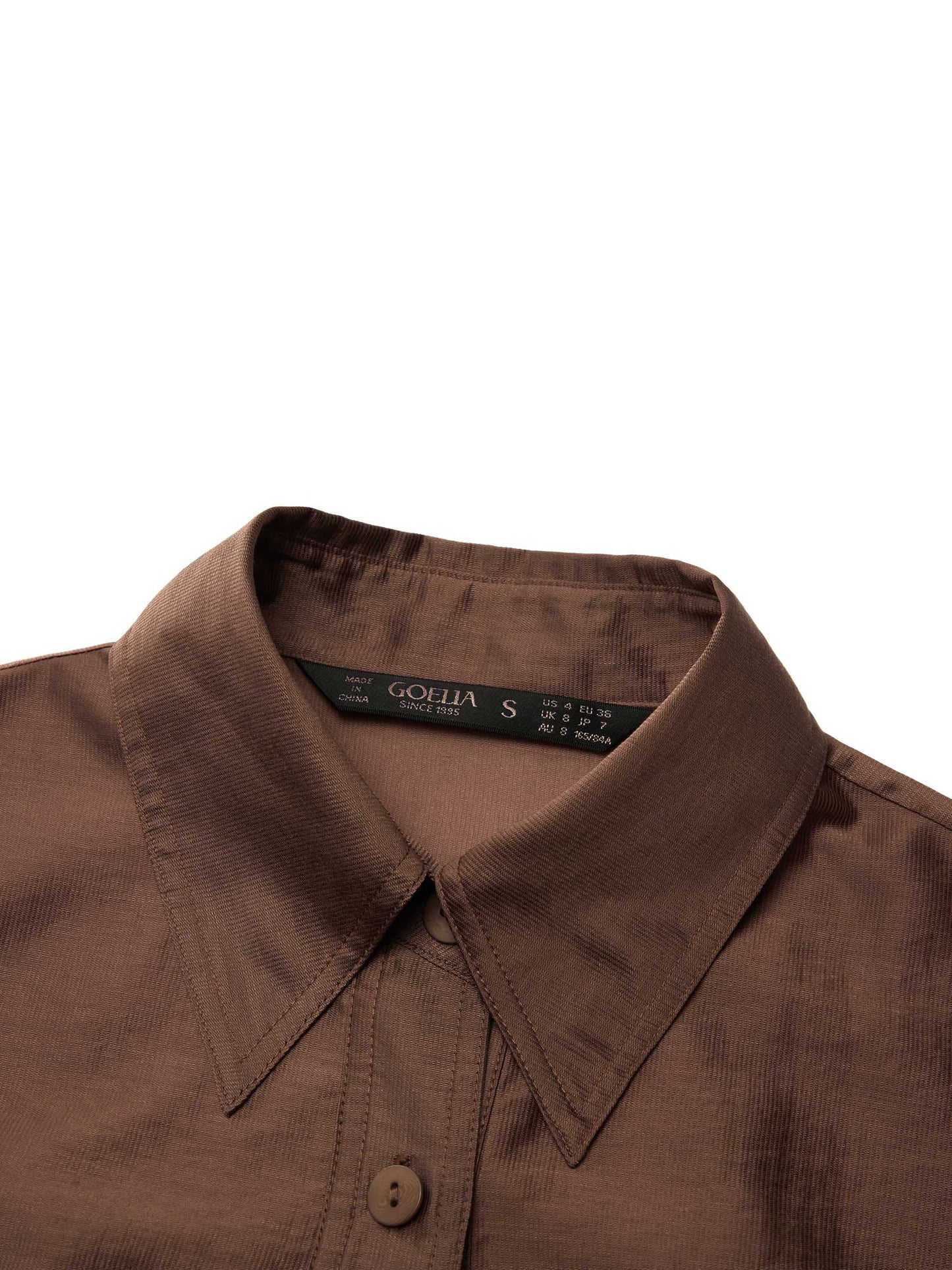 Tencel Blend Women Sheer Cropped Jacket