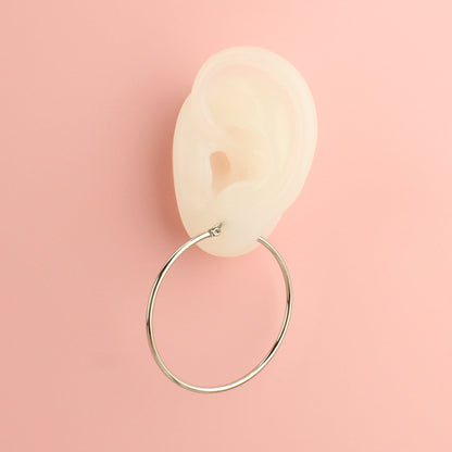 50mm Stainless Steel Hoop Earrings