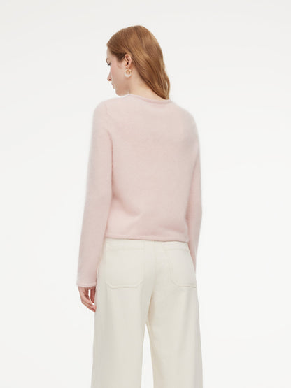 [Preview] 100% Brushed Cashmere Women Cardigan