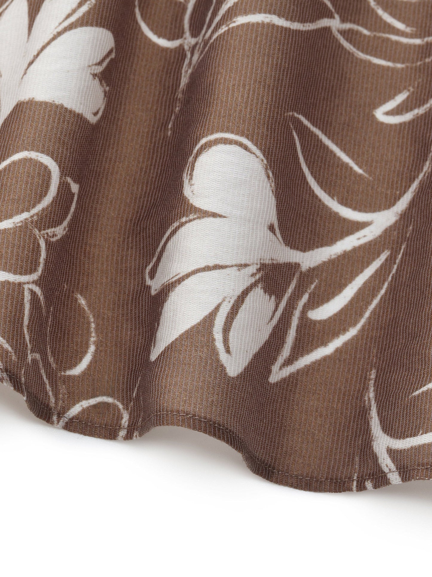Tencel Blend Floral Print Women Skirt
