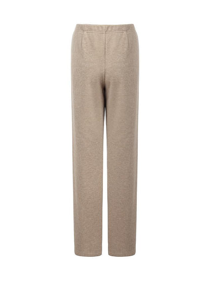 Knit Straight Full Length Pants