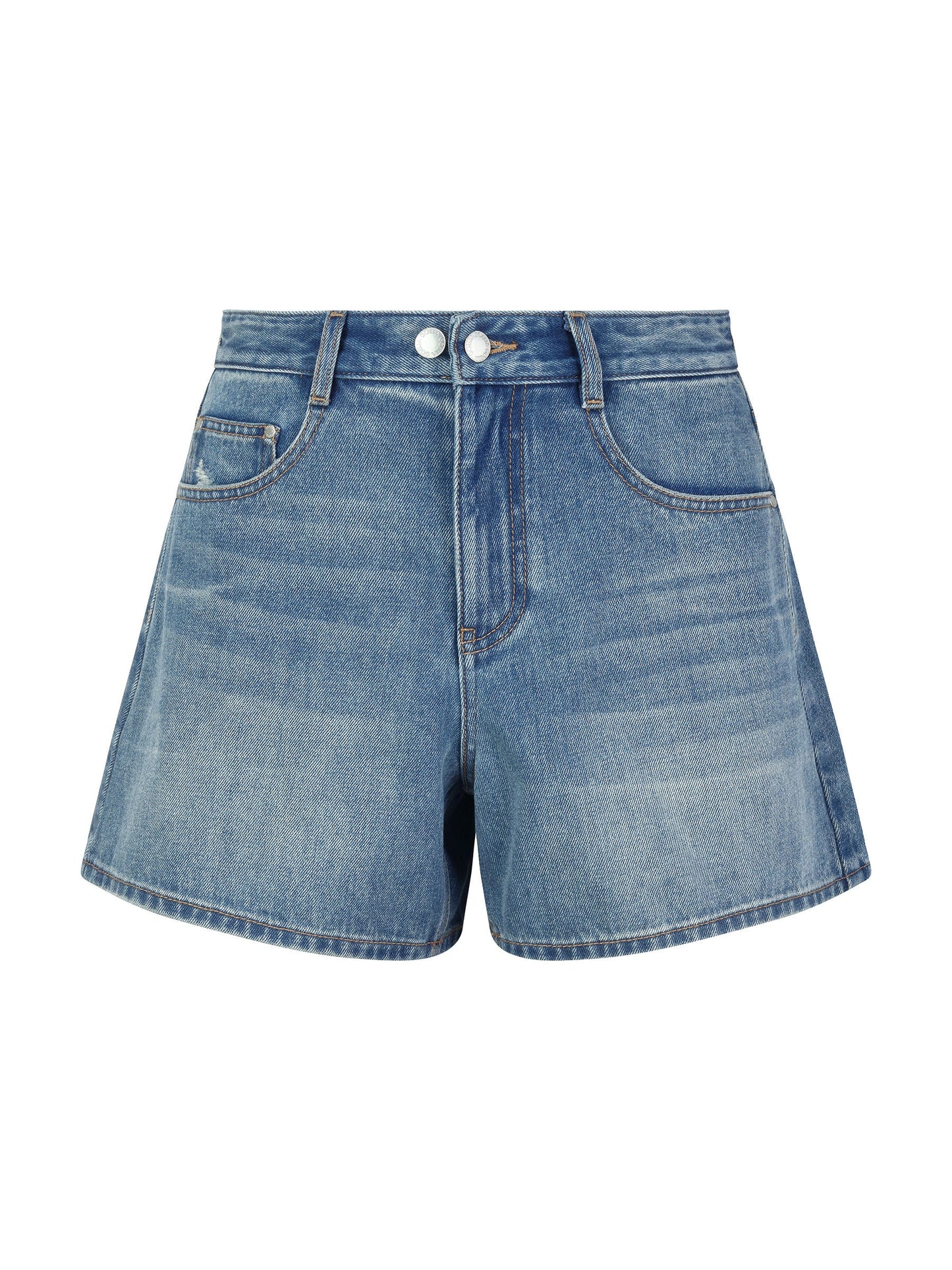 100% Cotton Denim A-Line Women Shorts