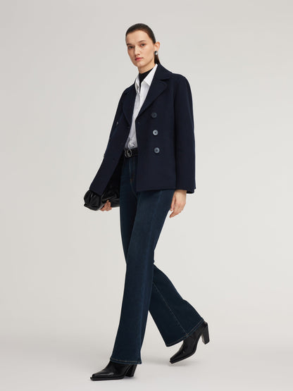100% Wool Double-Faced Women Coat