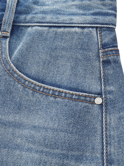 100% Cotton Denim A-Line Women Shorts