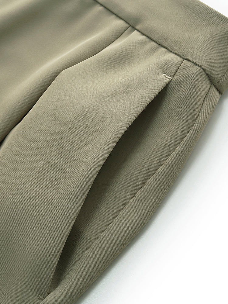 Stretch Adjustable Waist Women Pants