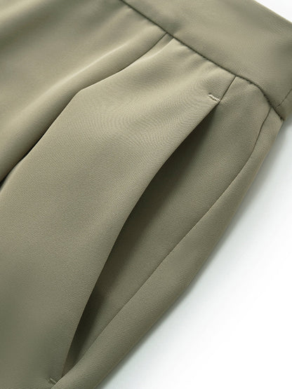 Stretch Adjustable Waist Women Pants