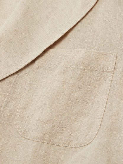 100% Linen Loose Fit X-Line Unisex Blazer