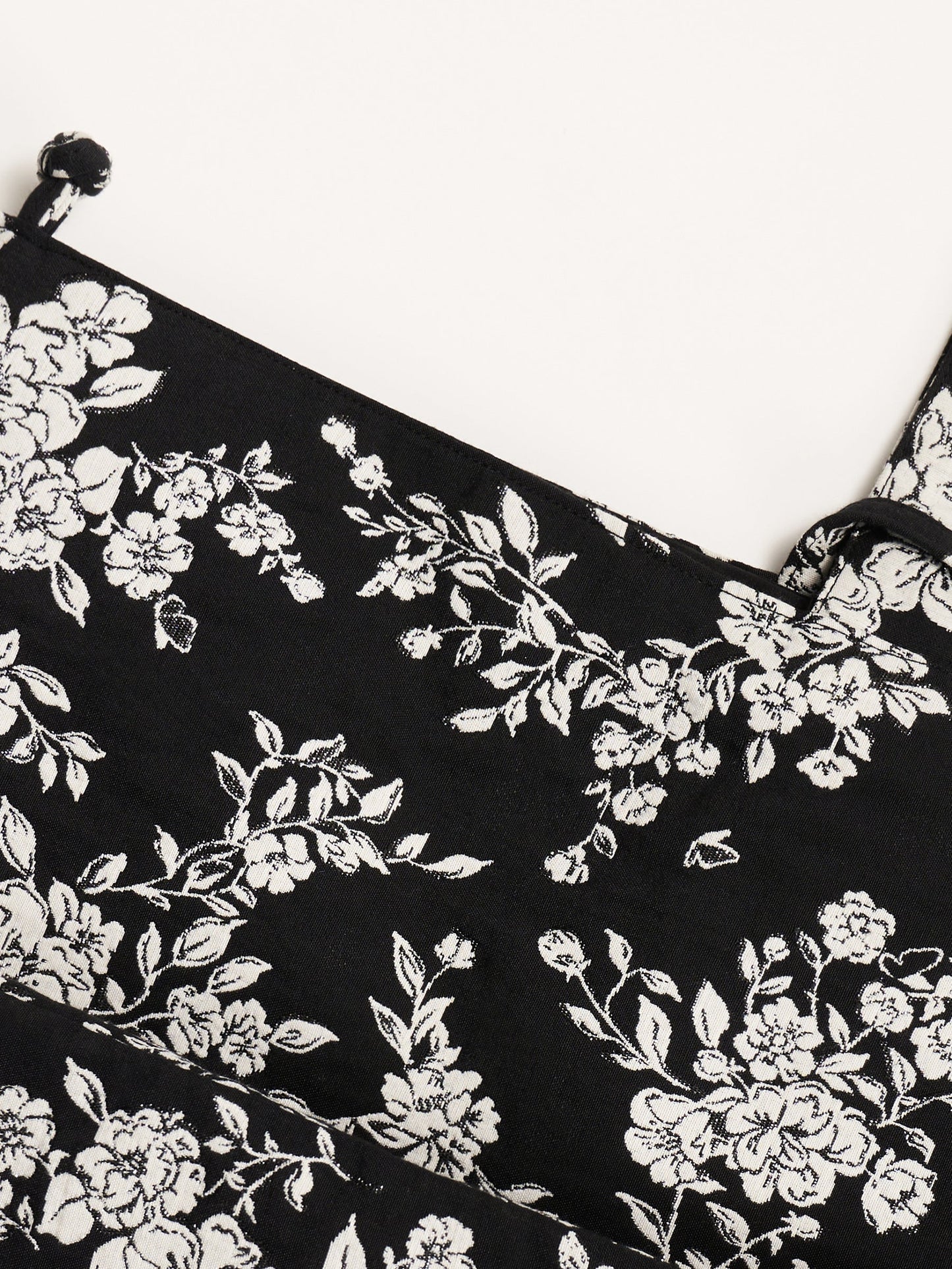 New Chinese-Style Floral Print Handbag