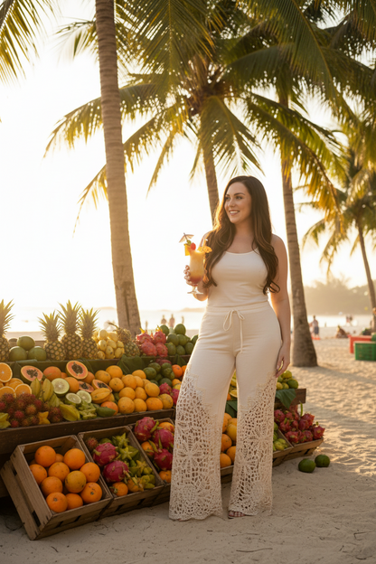 Origami - Runway Romance Crochet Pants
