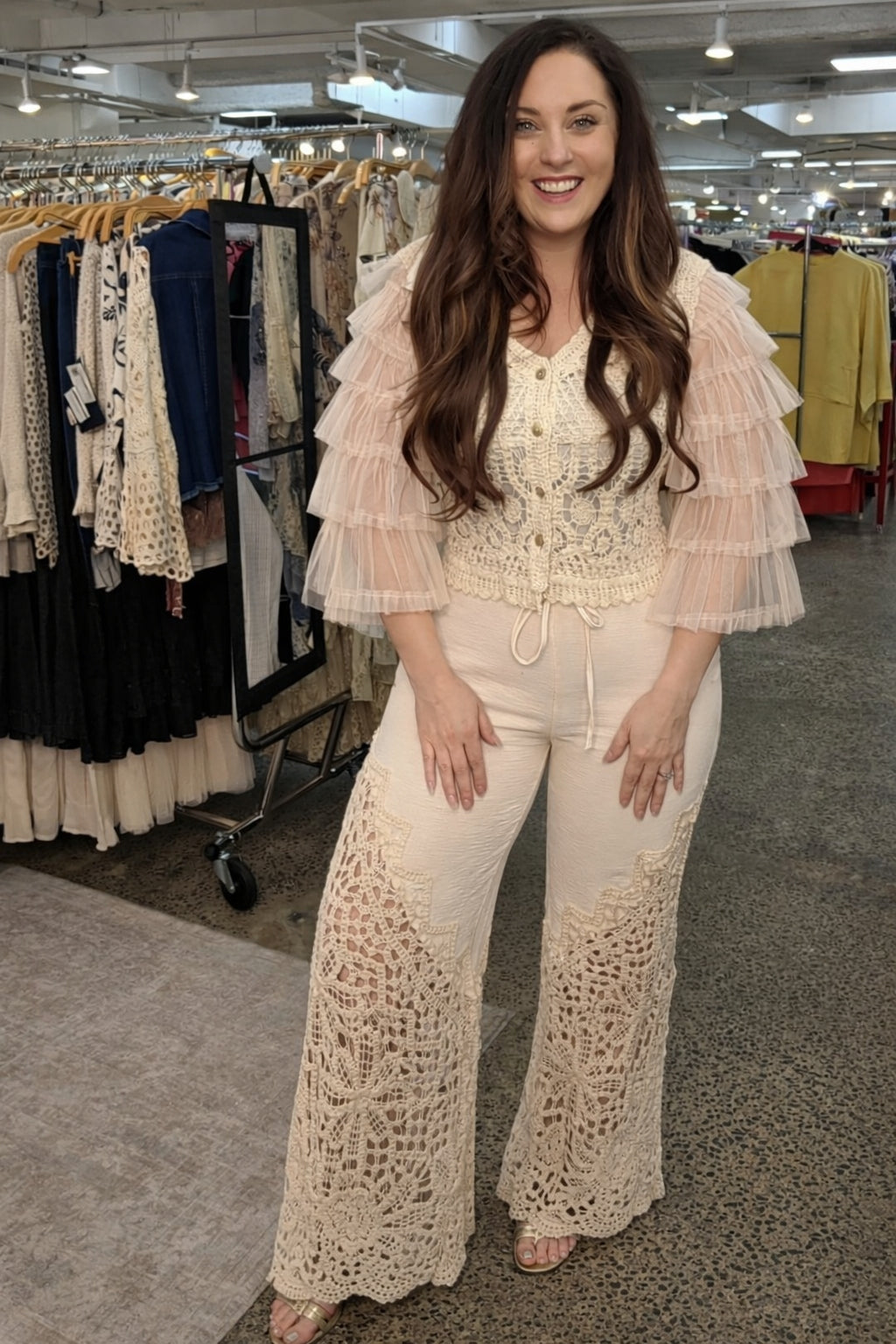 Origami - Runway Romance Crochet Pants