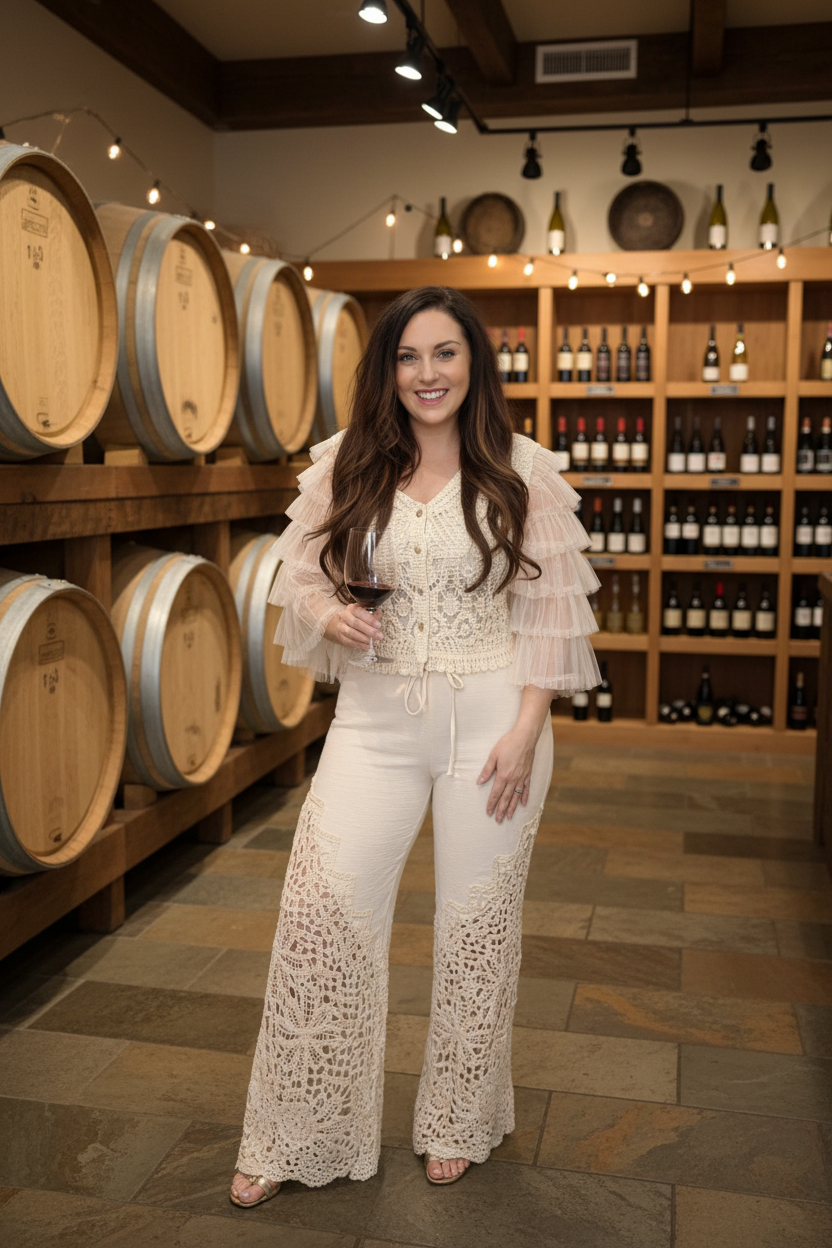 Origami - Runway Romance Crochet Pants