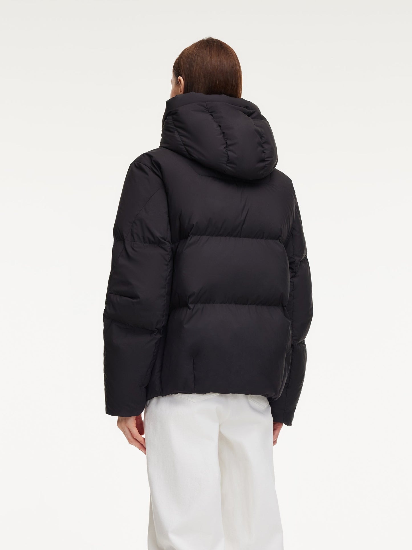 Loose Unisex Hooded Goose Down Jacket