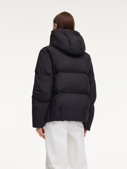Loose Unisex Hooded Goose Down Jacket