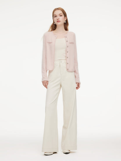 [Preview] 100% Brushed Cashmere Women Cardigan