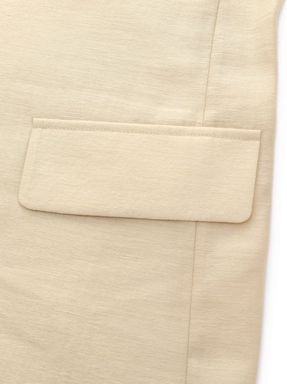 Tencel Acetate Blend Women 3/4 Sleeve Blazer