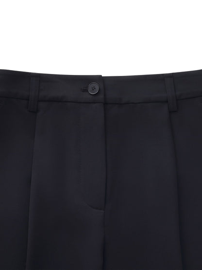 Four-Way Stretch Women Tapered Cropped Pants