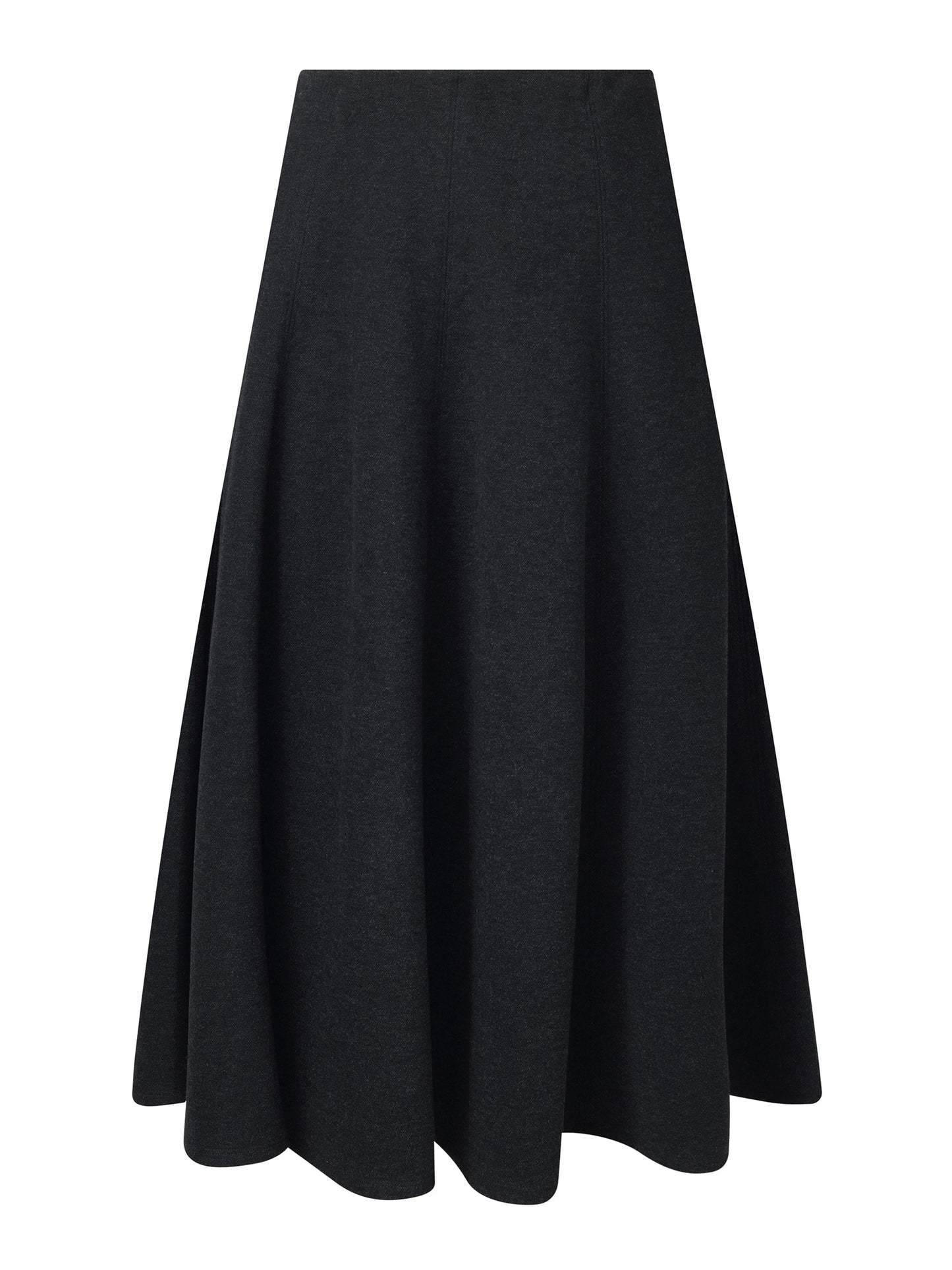 Stretch Flared Women Knit Skirt