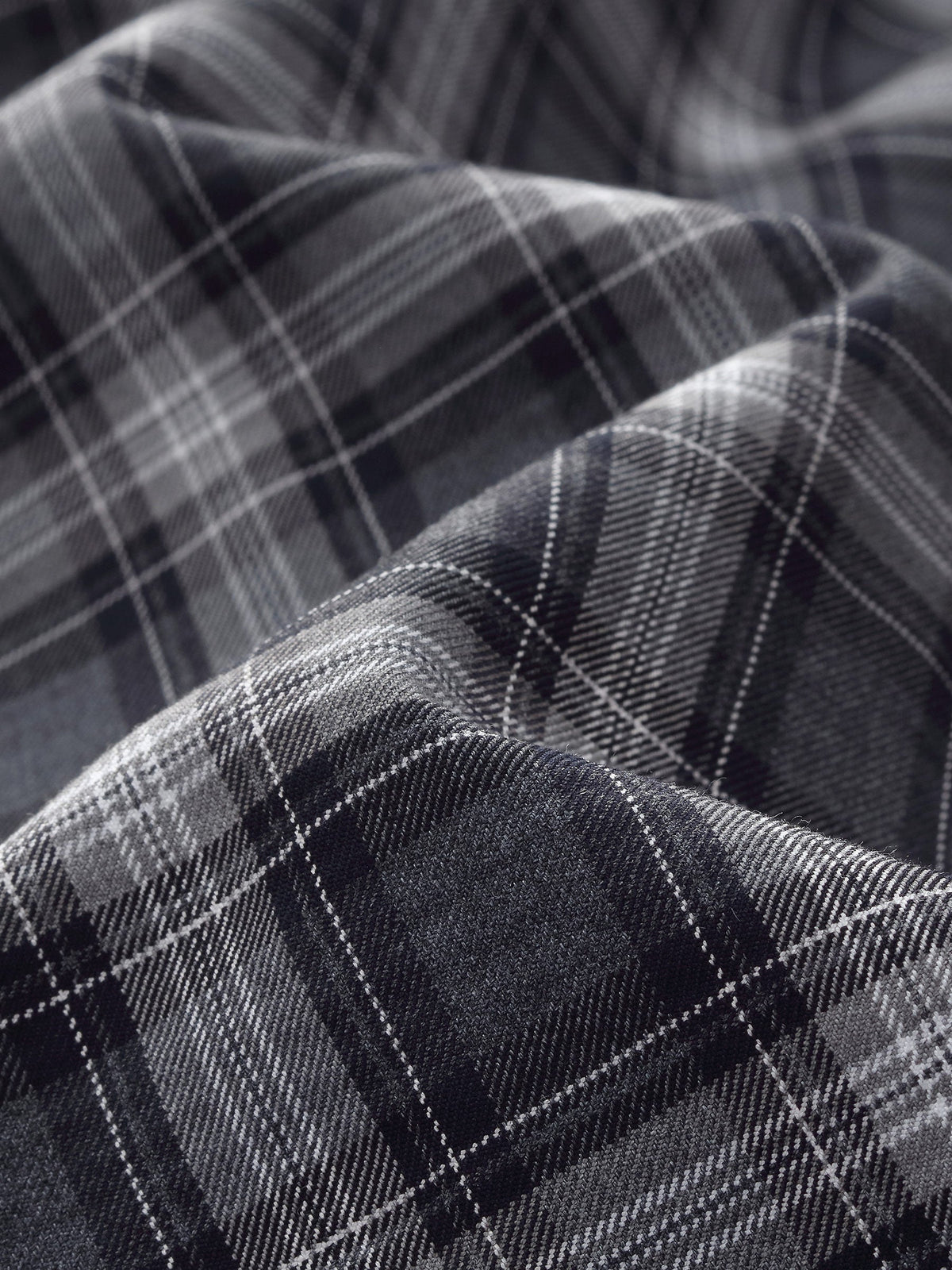 Plaid Women A-Line Skirt With Scrunchie