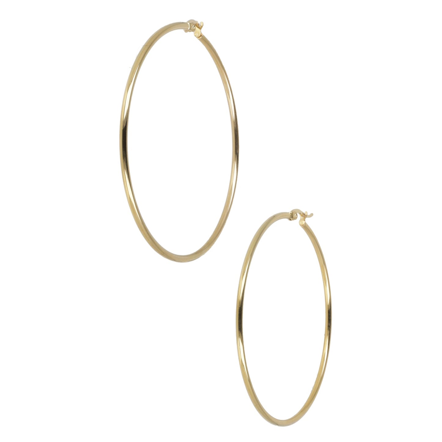 65mm Hoop Earrings (Gold Plated)