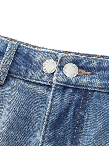 100% Cotton Denim A-Line Women Shorts