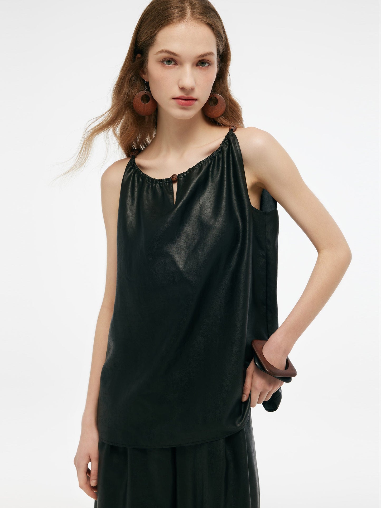 16MM Xiang Yun Silk Bead Strap Women Camisole