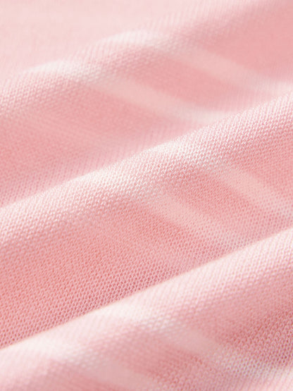 Lyocell Mulberry Silk Blend Stripe Women Knit Top