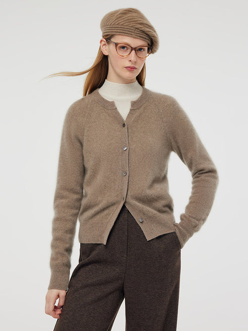 Brushed Cashmere Women Cardigan
