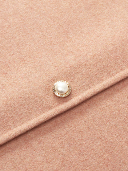 Pure Double-Faced Wool Round Neck Women Jacket