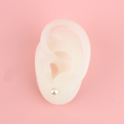 6mm Pearl Stud Earrings (Gold Plated)