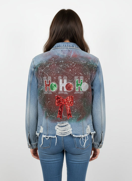 HoHoHo Custom Denim Jacket