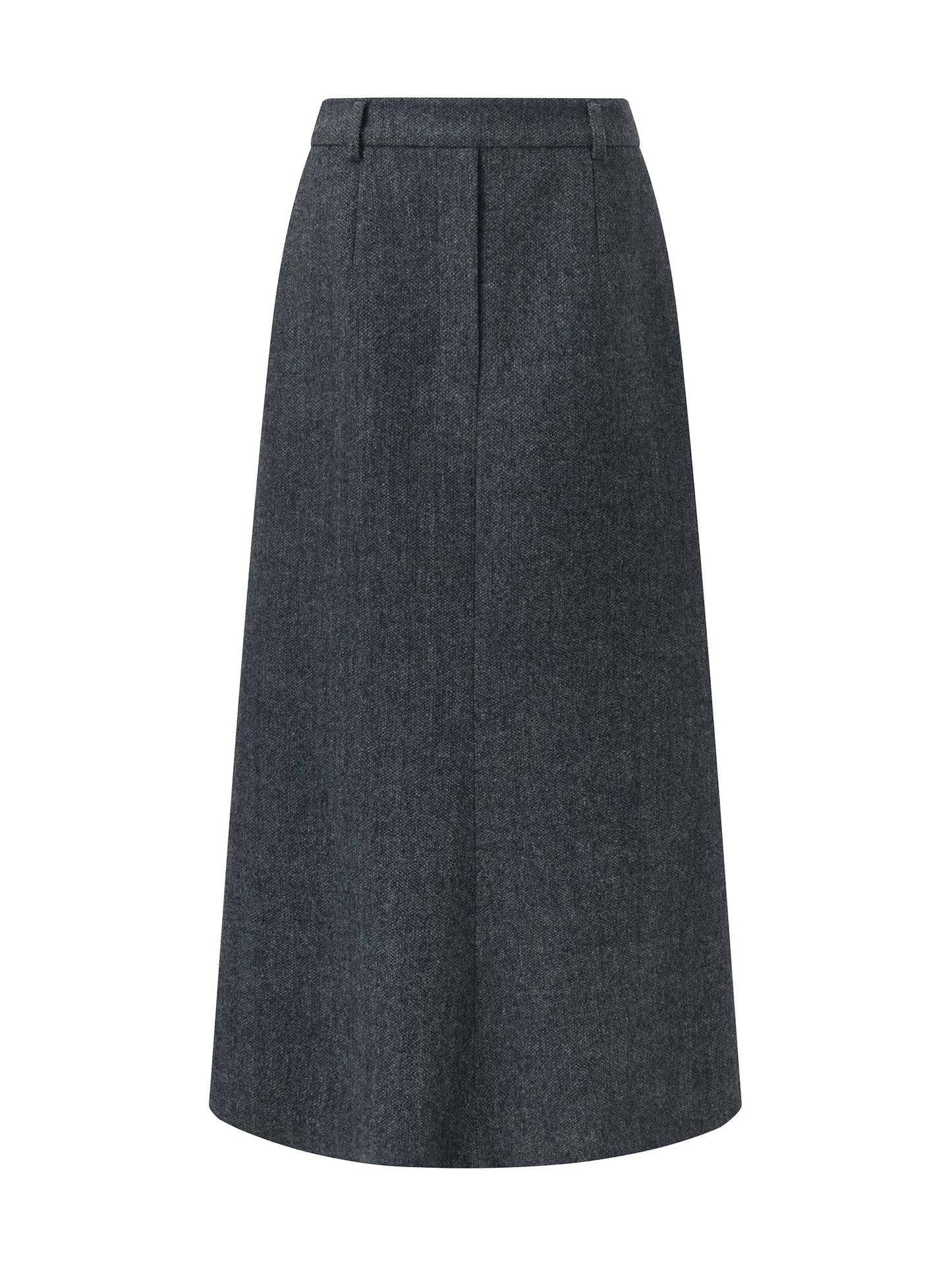 100% Washable Wool Back Slit Women Mermaid Skirt