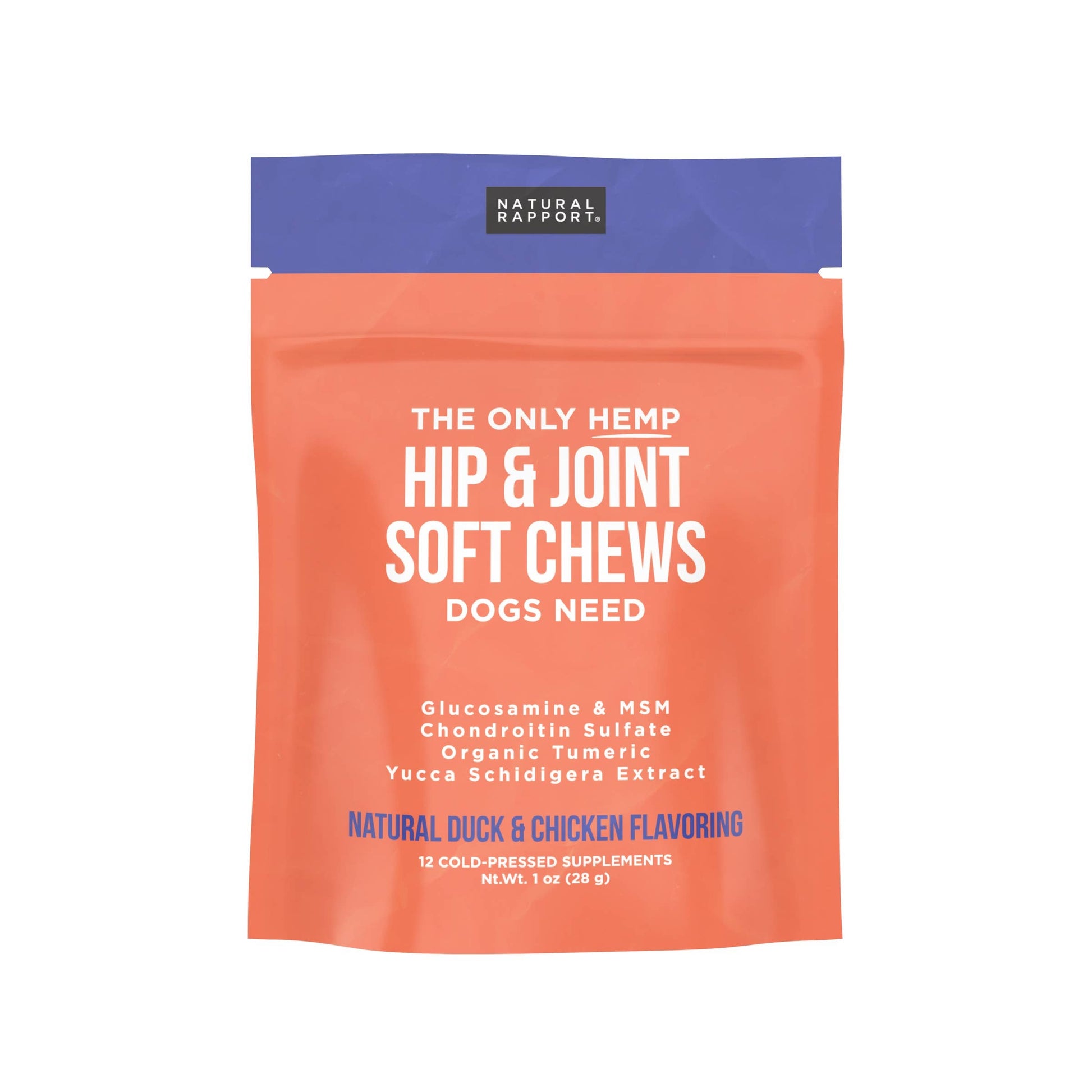 The Only Hemp Hip & Joint Soft Chews Dogs Need