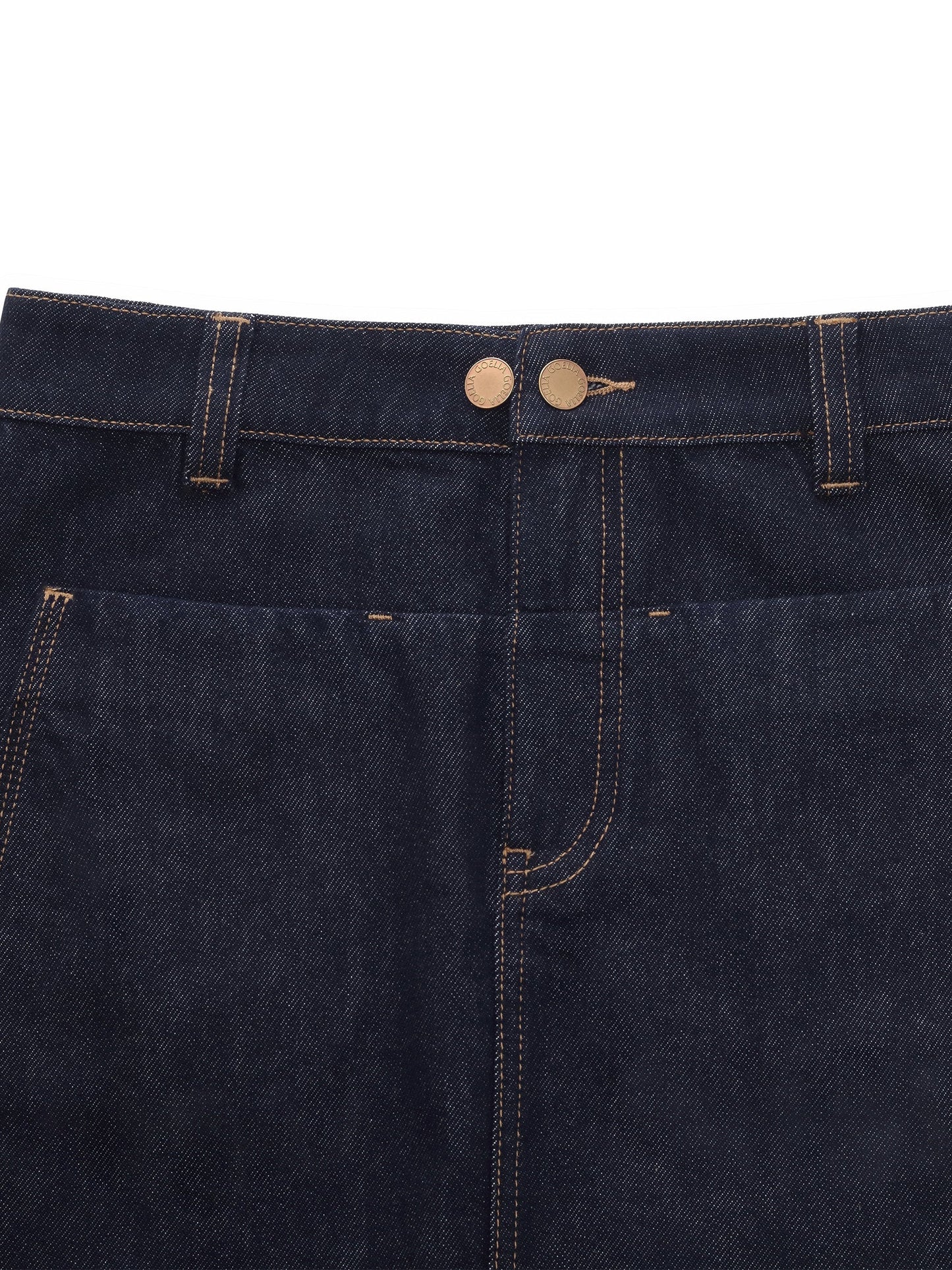 100% Cotton Denim Women A-Line Skirt
