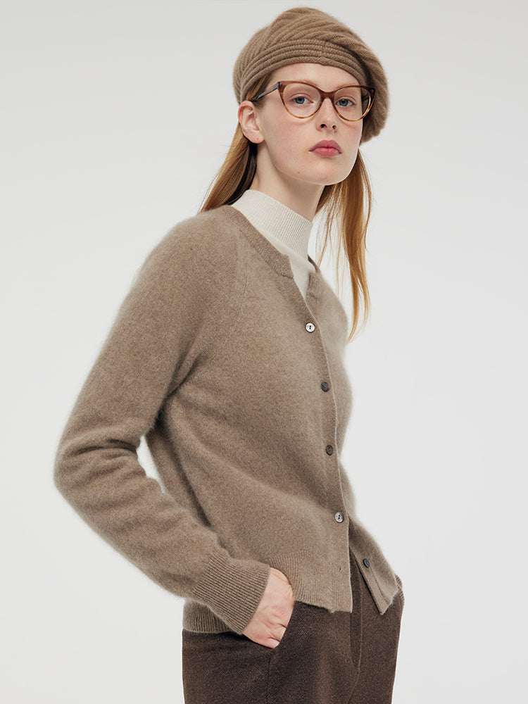 Brushed Cashmere Women Cardigan