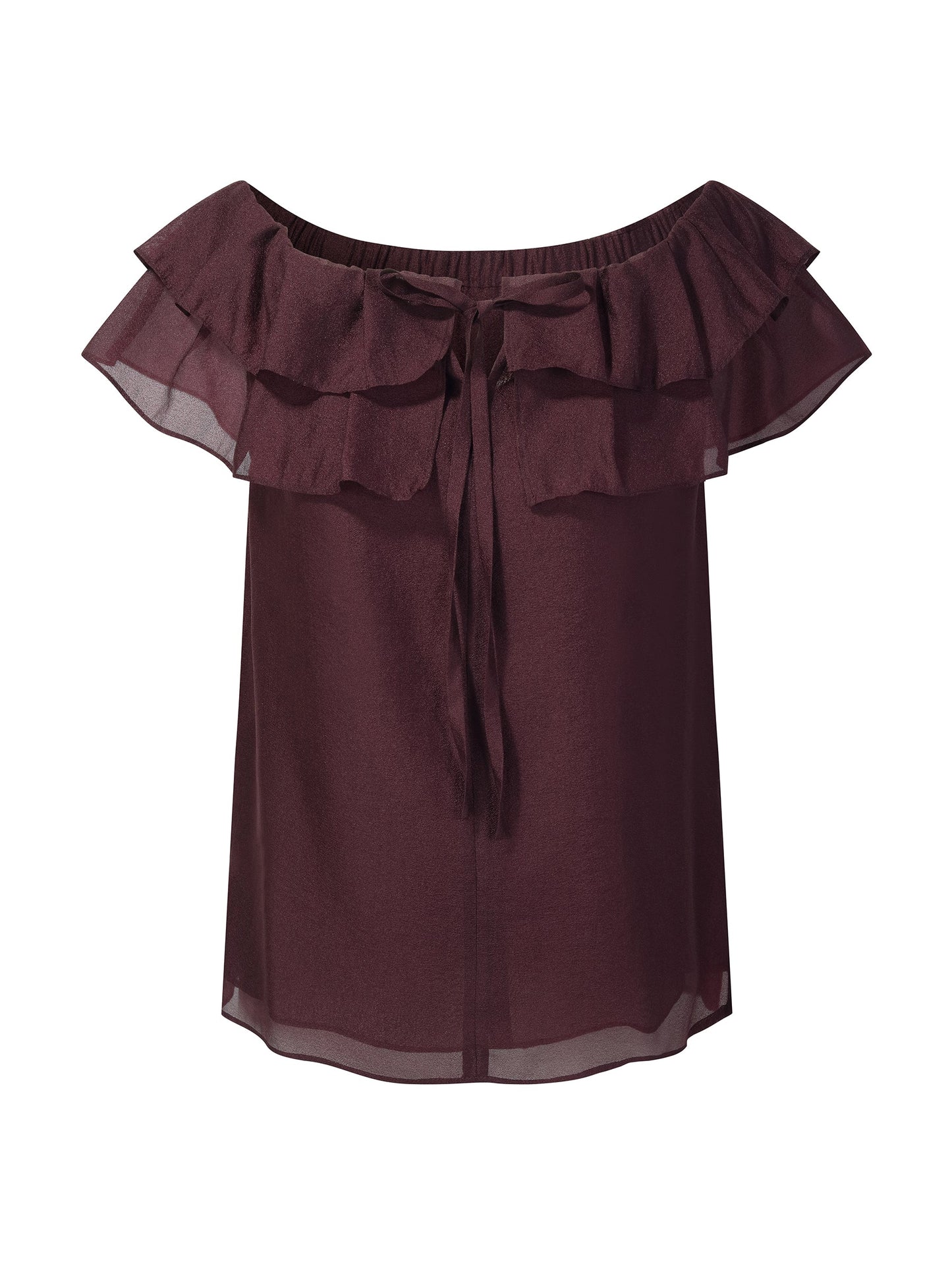 Pre-Order Convertible Ruffle Neck Women Top