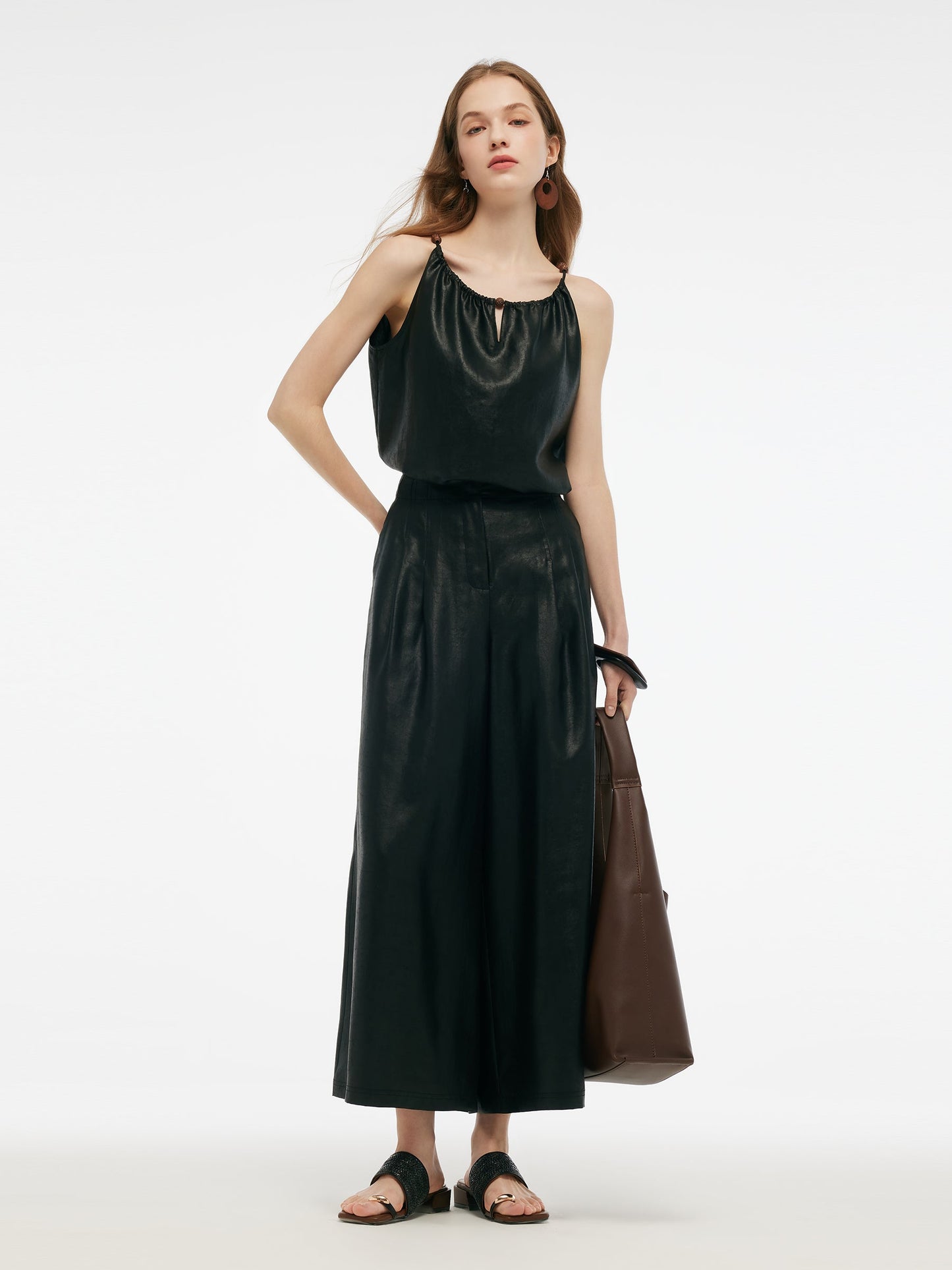 16MM Xiang Yun Silk Bead Strap Women Camisole