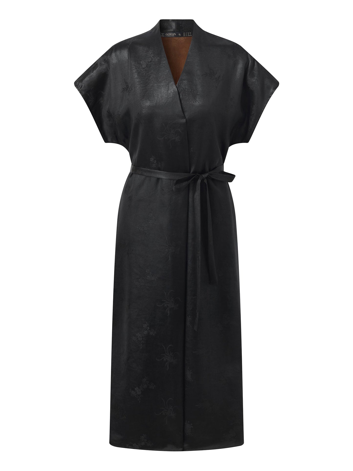 19MM Xiang Yun Silk V-Neck Women Midi Dress
