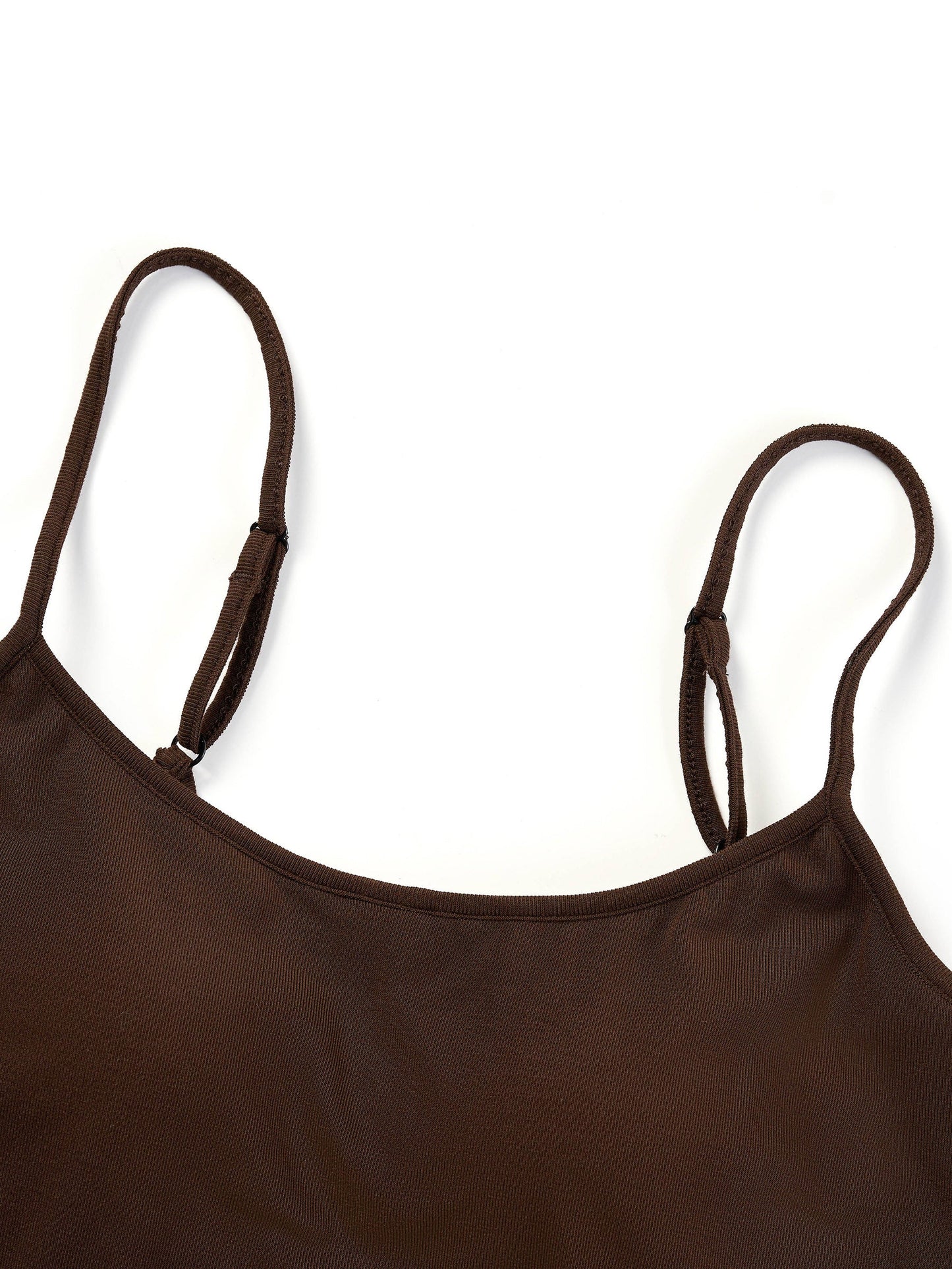 Cotton Blend Open-Knit Top And Camisole Two-Piece Set