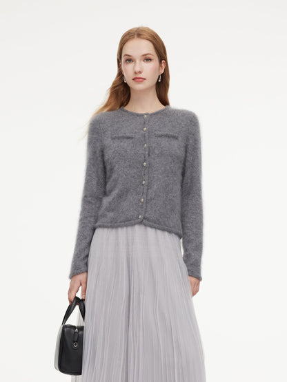 [Preview] 100% Brushed Cashmere Women Cardigan