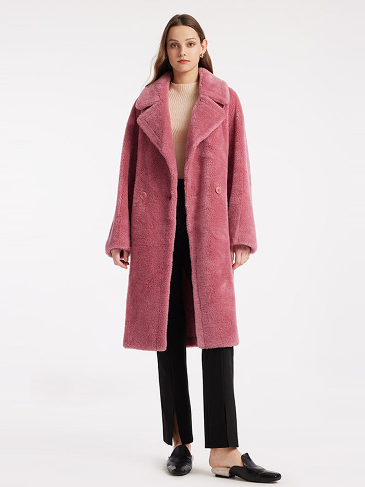 Lamb Wool Oversized Teddy Coat