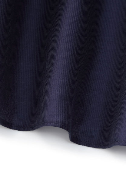 Tencel Blend Adjustable Waist Women A-Line Culottes