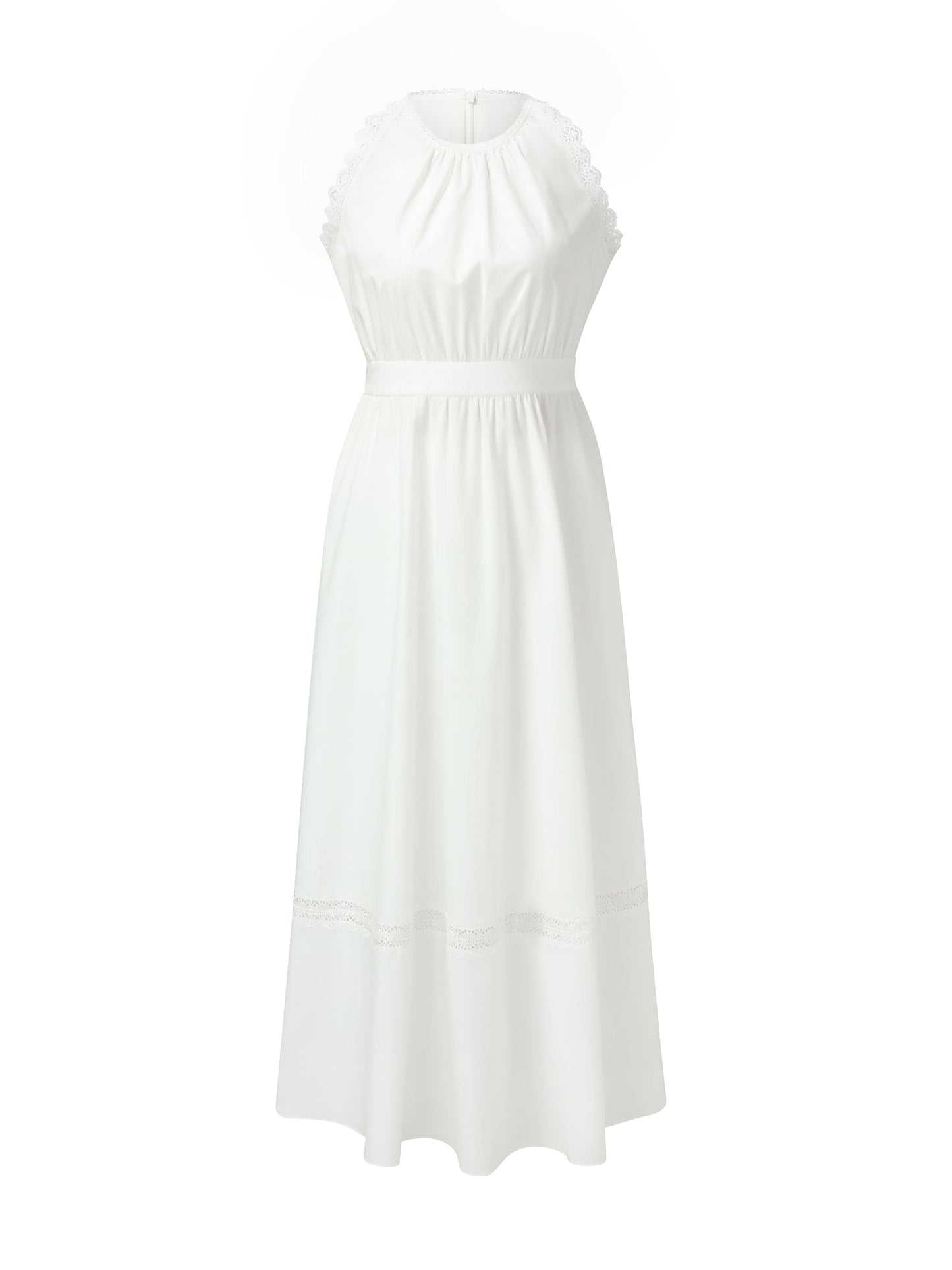 100% Cotton A-Line Women Maxi Vest Dress