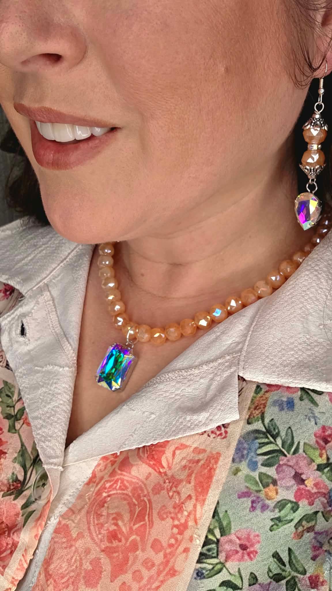 Candy Luxe Colorful Crystal Drop Earrings