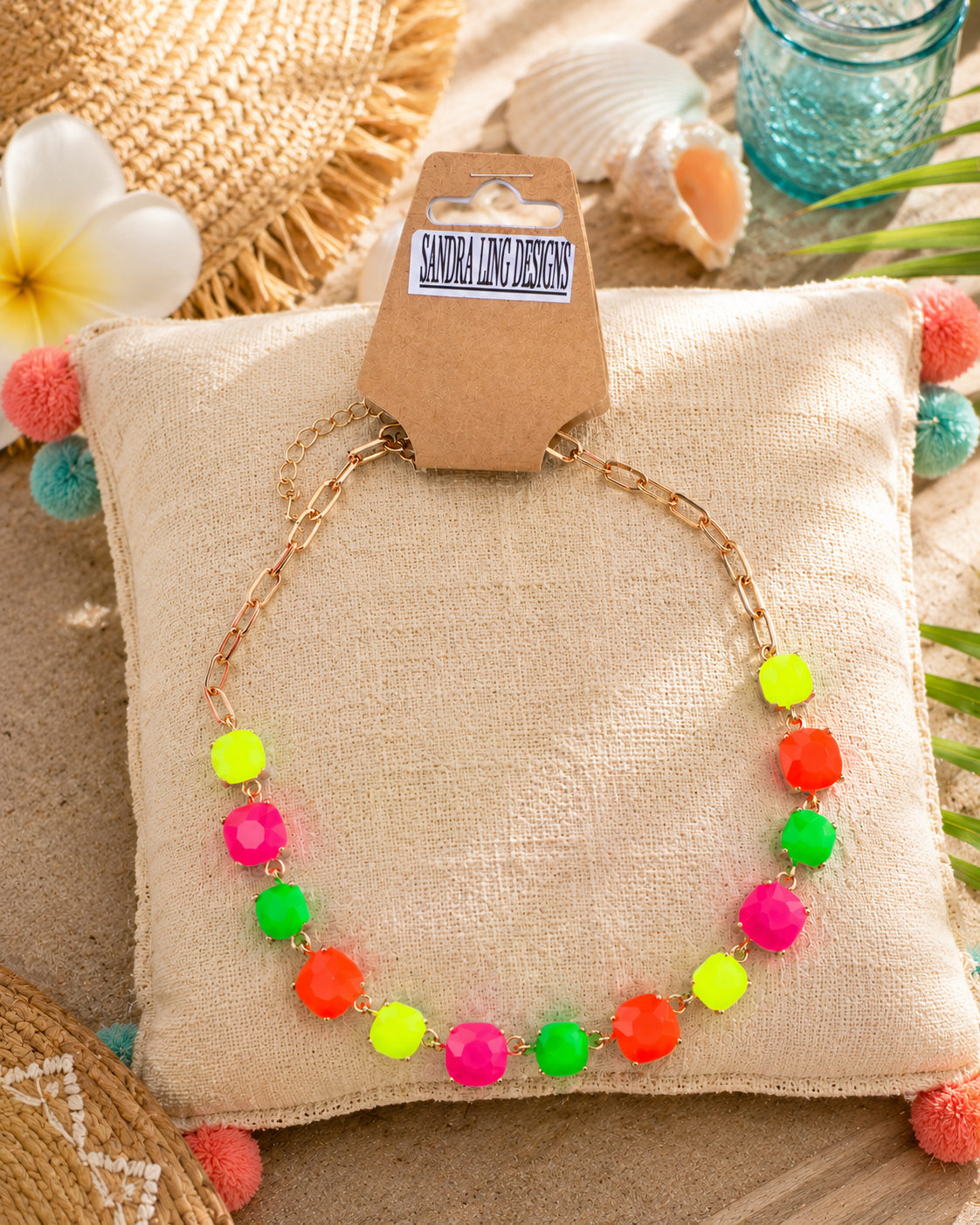 Neon Mood Necklace by Sandra Ling Designs