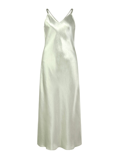 100% Acetate Women Slip Maxi Dress